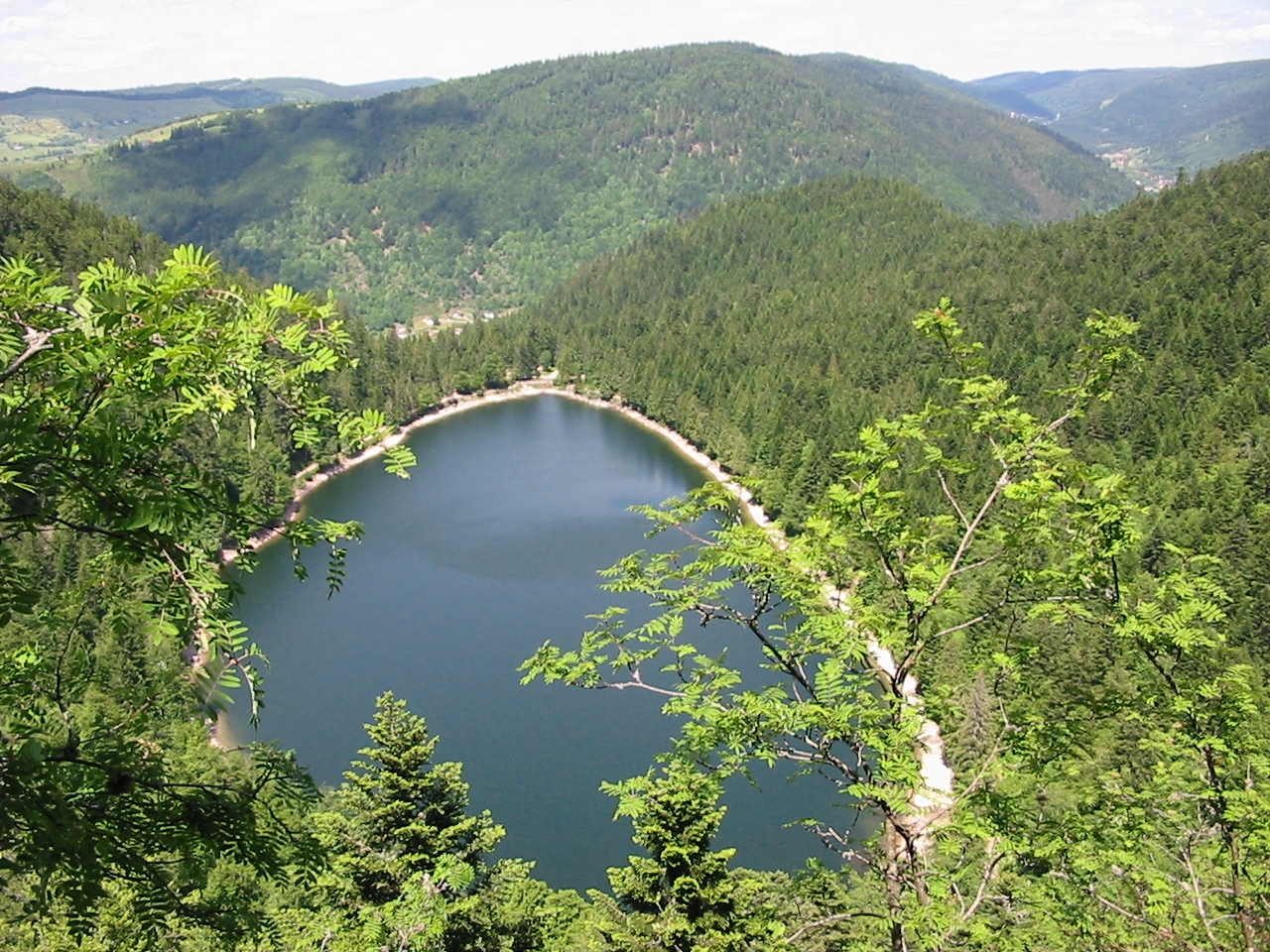 Lac des Corbeaux: de lus om te lopen in La Bresse